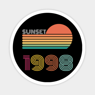 Sunset Retro Vintage 1998 Magnet